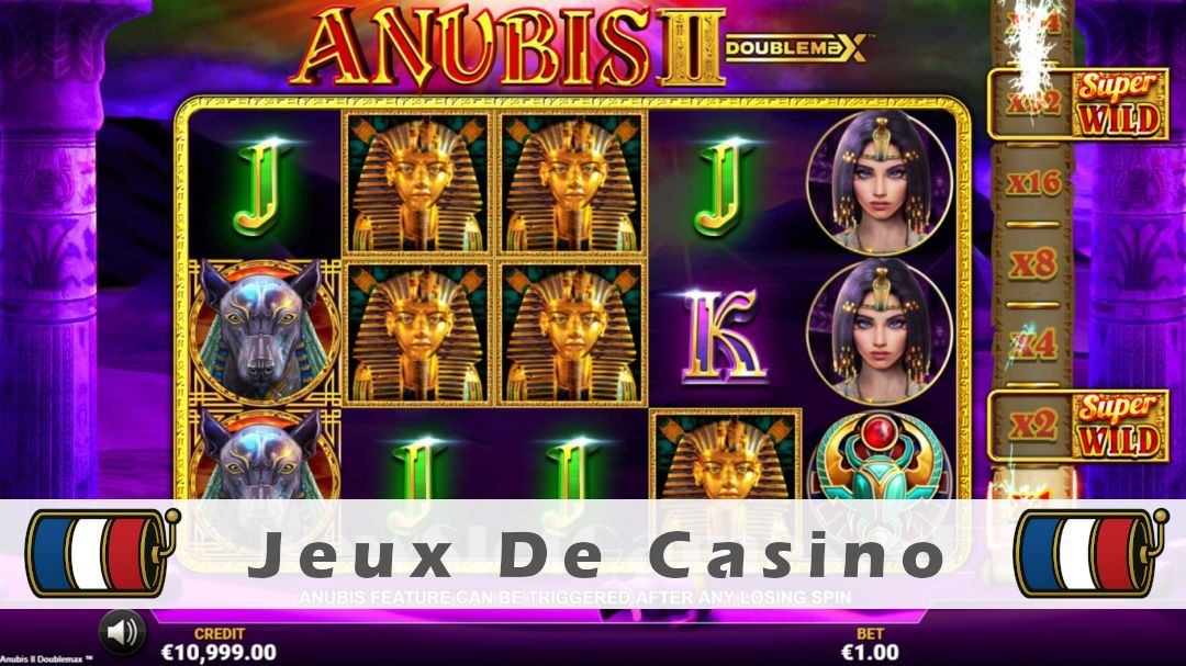 Démo de la machine à sous Anubis 2 DoubleMax