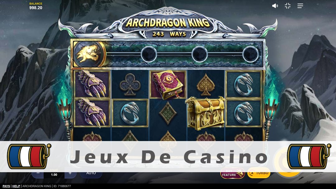 Démo de la machine à sous Archdragon King