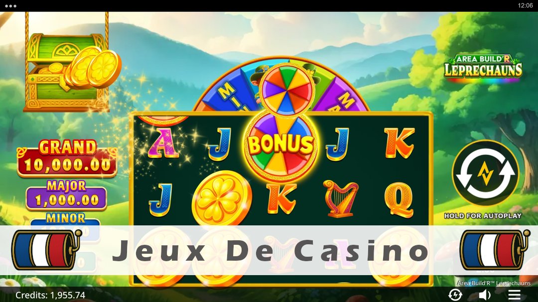 Démo de la machine à sous Area BuildR Leprechauns