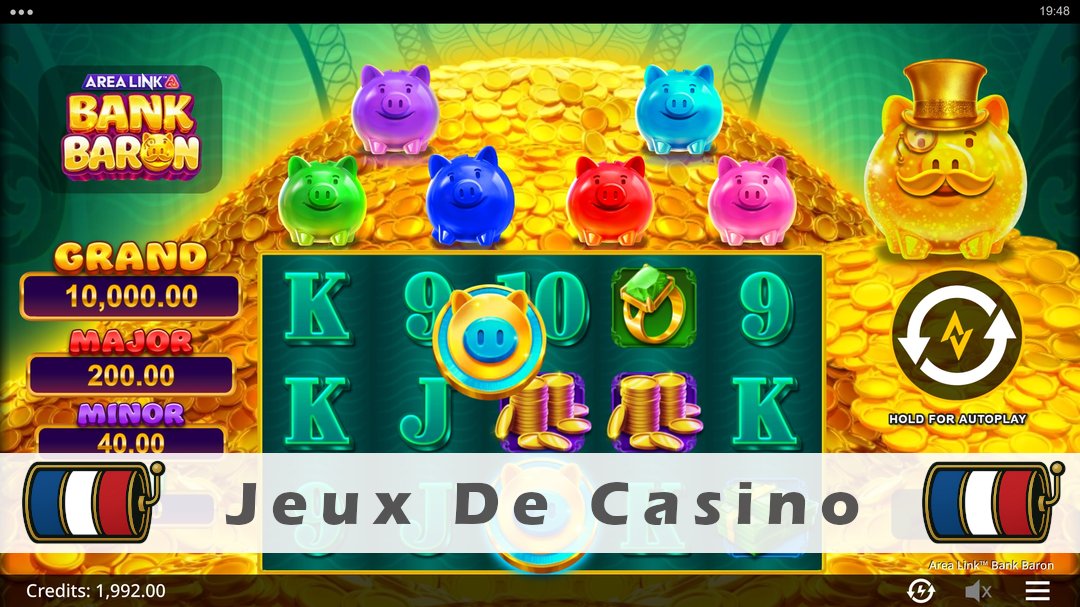 Démo de la machine à sous Area Link Bank Baron