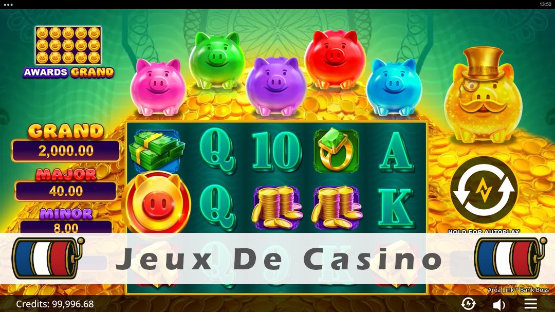 Démo de la machine à sous Area Link Bank Boss