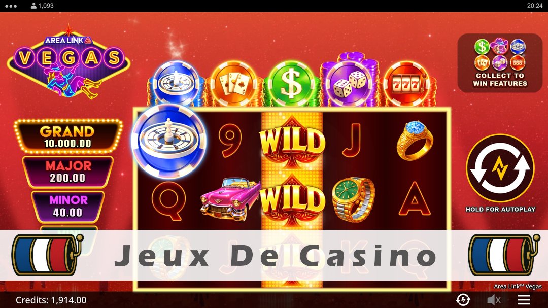 Démo de la machine à sous Area Link Vegas