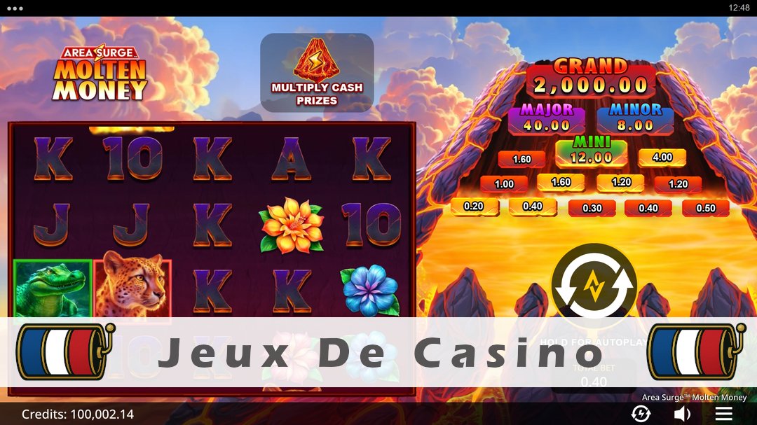 Démo de la machine à sous Area Surge Molten Money