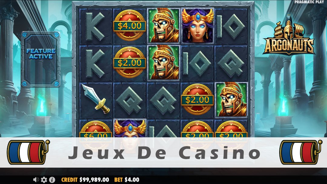 Démo de la machine à sous Argonauts