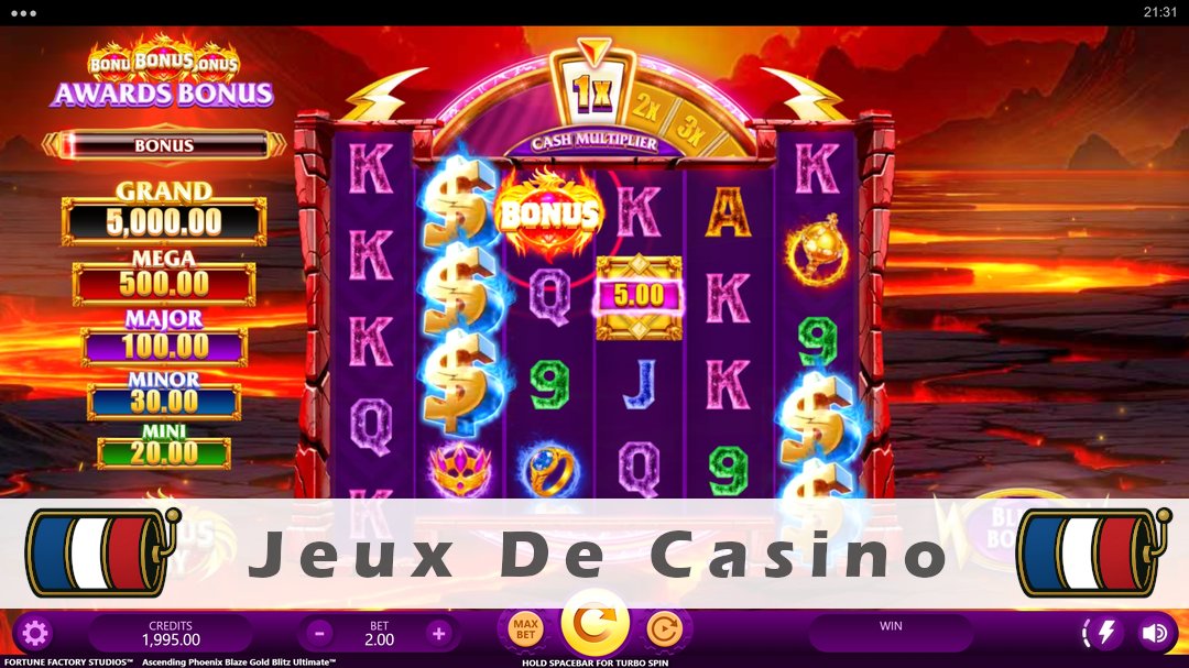 Démo de la machine à sous Ascending Phoenix Blaze Gold Blitz Ultimate