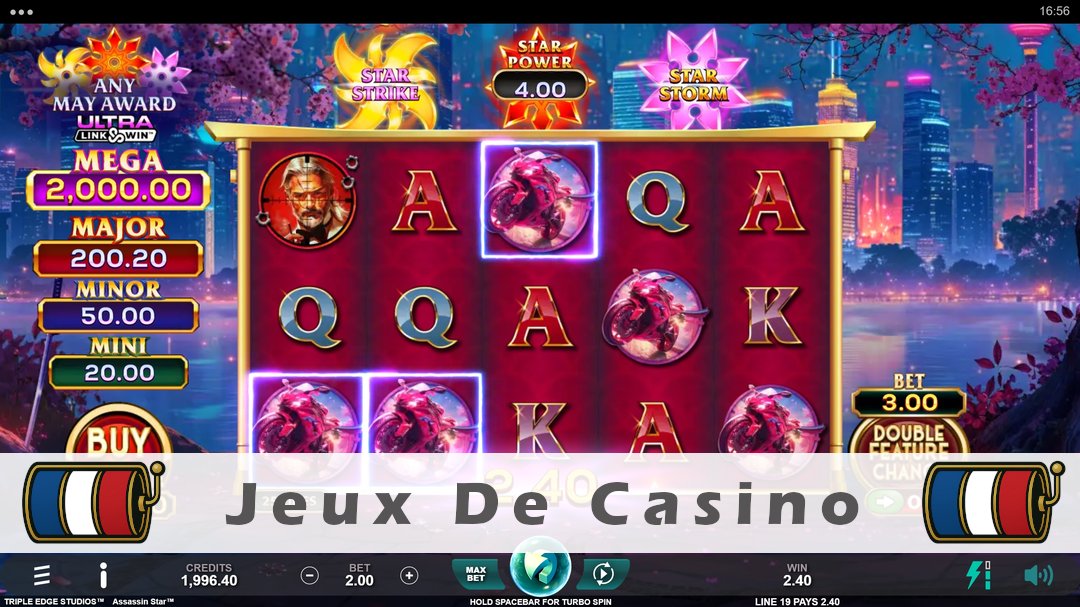 Démo de la machine à sous Assassin Star