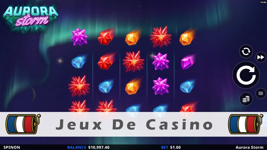 Démo de la machine à sous Aurora Storm
