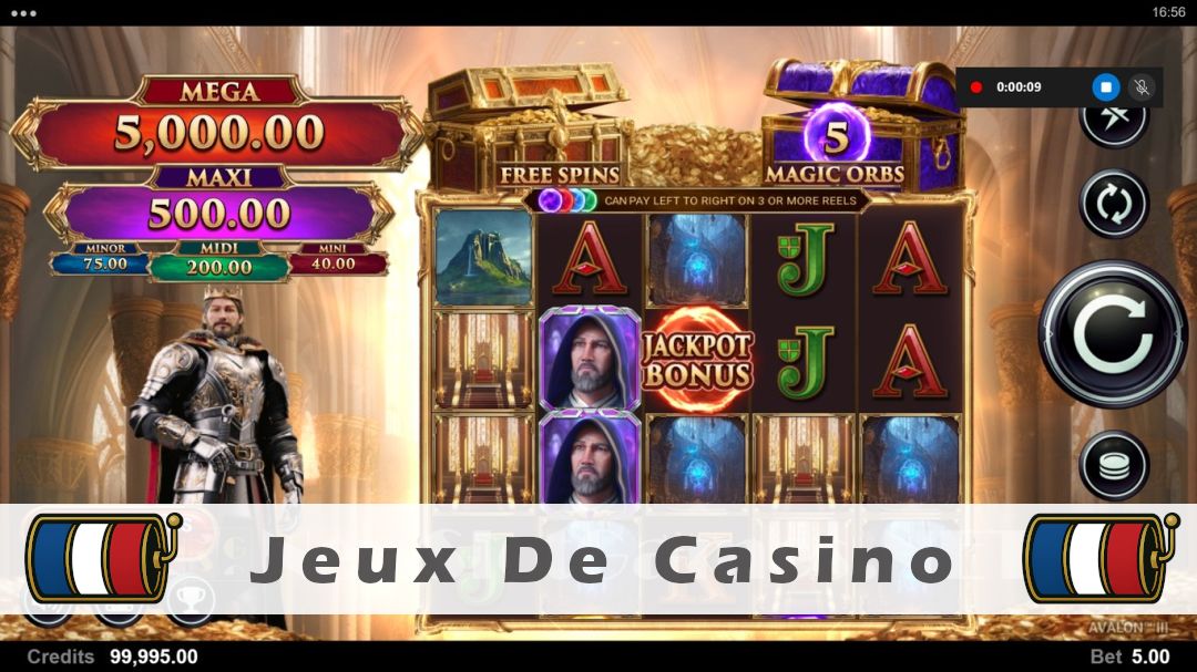 Démo de la machine à sous Avalon 3