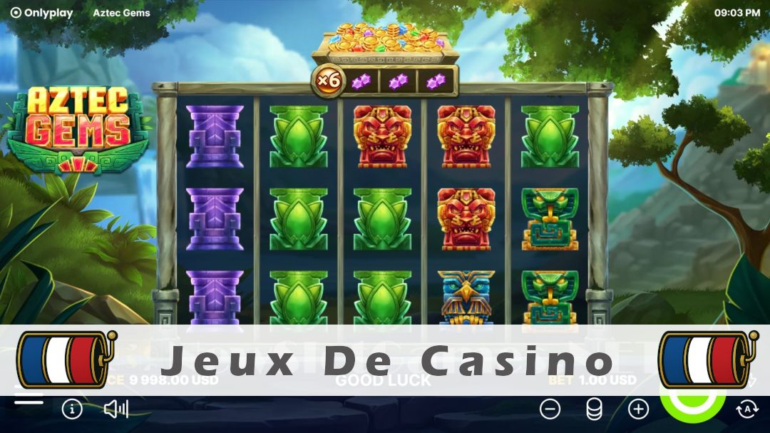 Démo de la machine à sous Aztec Gems