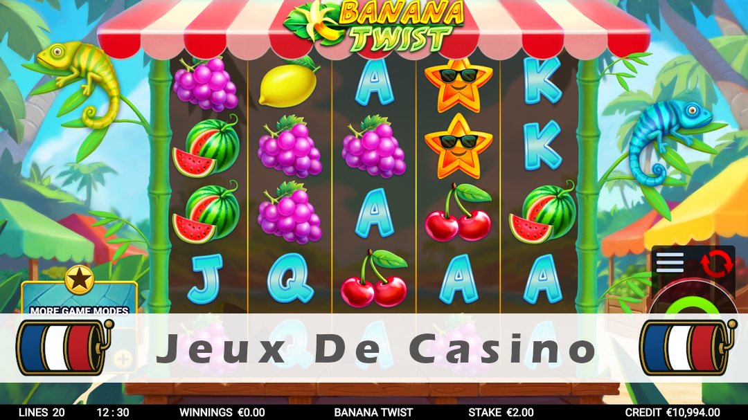 Démo de la machine à sous Banana Twist
