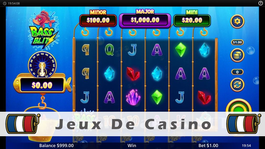 Démo de la machine à sous Bass Blitz