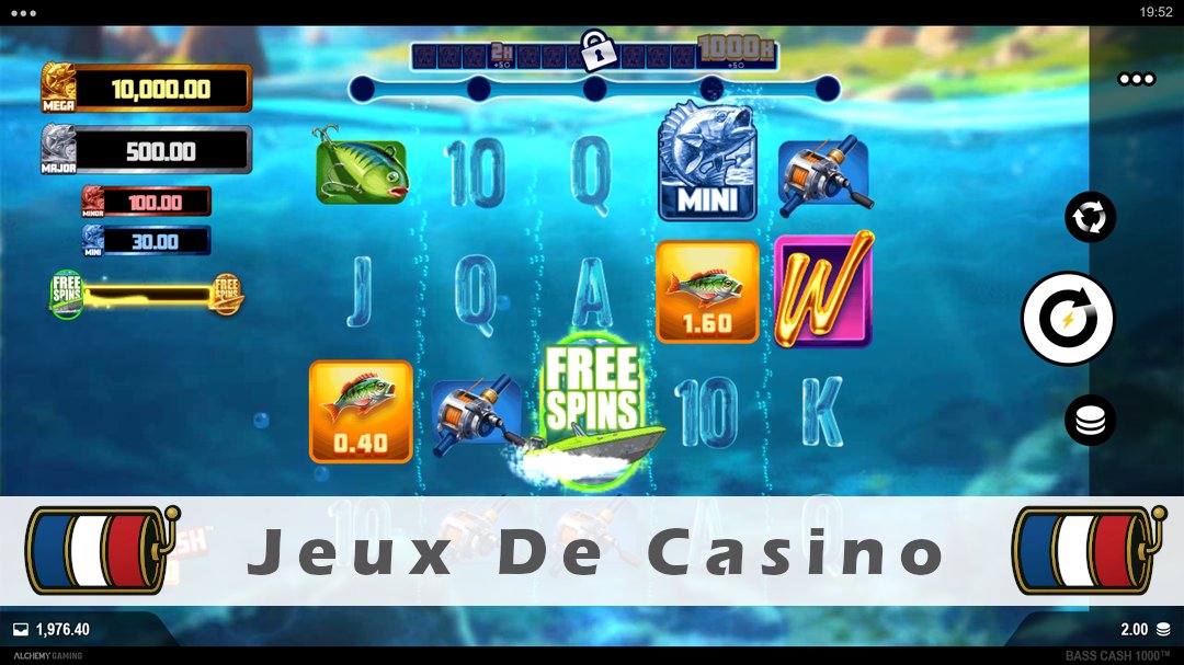 Démo de la machine à sous Bass Cash 1000
