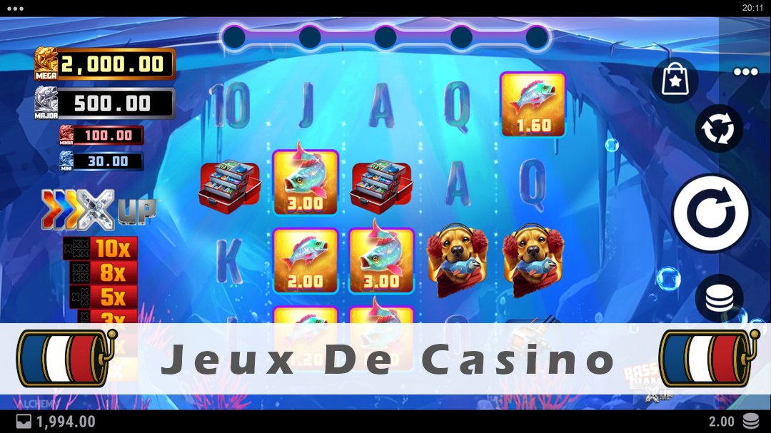 Démo de la machine à sous Bass Cash Diamond X UP
