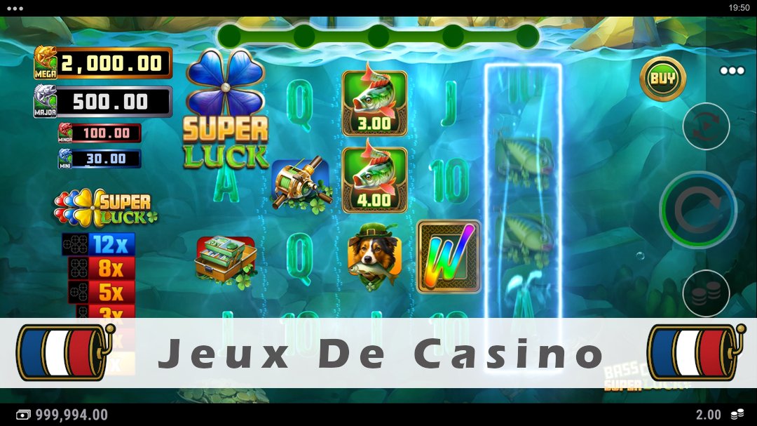 Démo de la machine à sous Bass Catch Super Luck