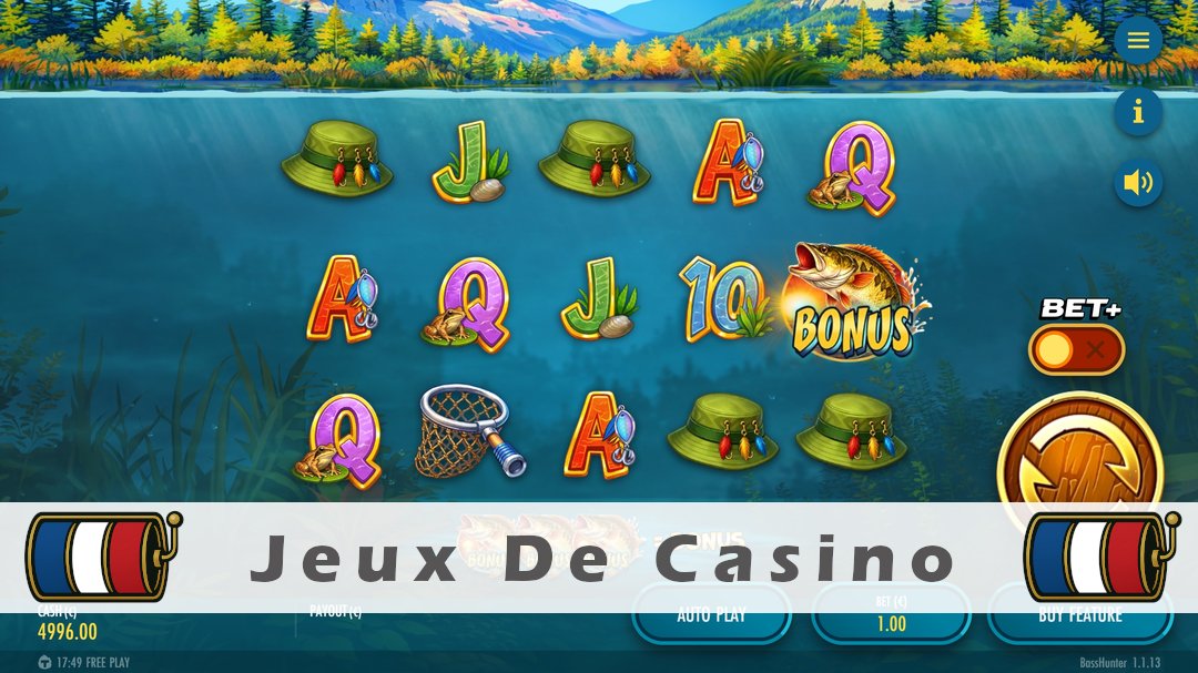 Démo de la machine à sous Bass Hunter