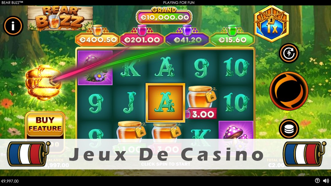 Démo de la machine à sous Bear Buzz
