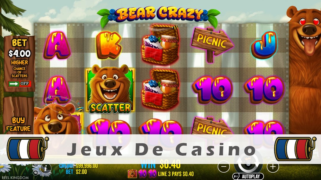 Démo de la machine à sous Bear Crazy