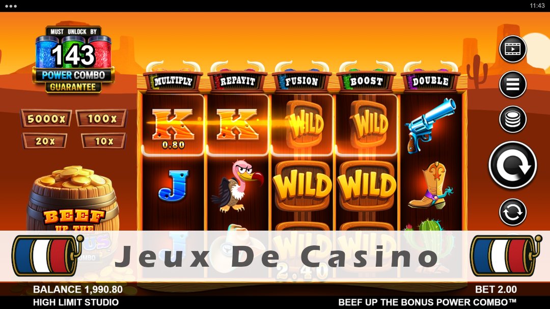 Démo de la machine à sous Beef Up the Bonus Power Combo