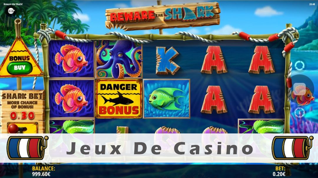 Démo de la machine à sous Beware the Shark