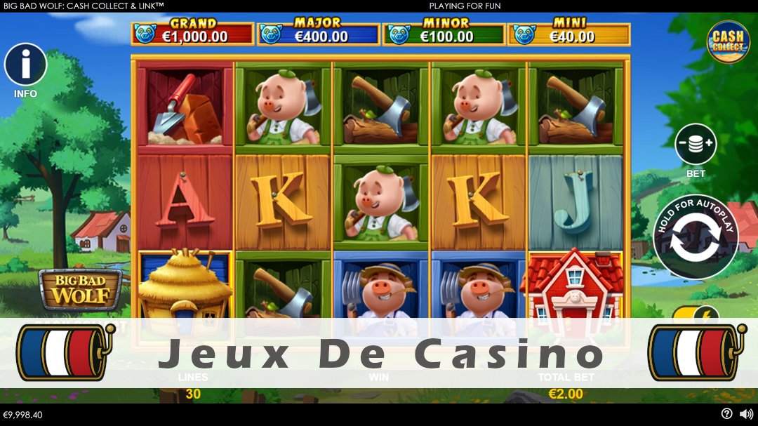 Démo de la machine à sous Big Bad Wolf Cash Collect & Link