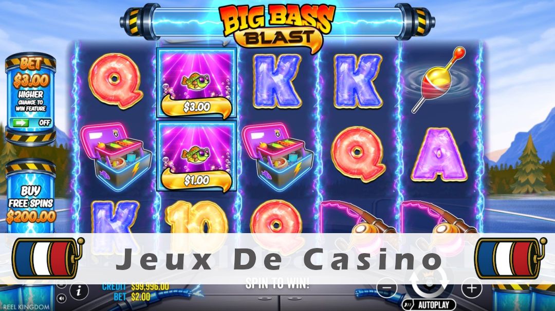 Démo de la machine à sous Big Bass Blast