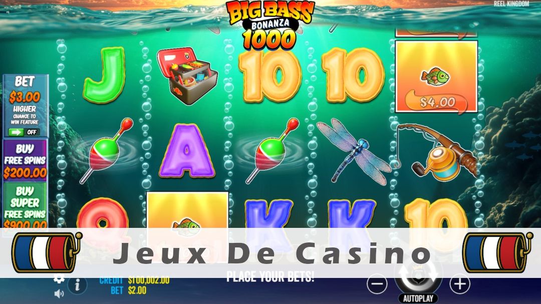 Démo de la machine à sous Big Bass Bonanza 1000