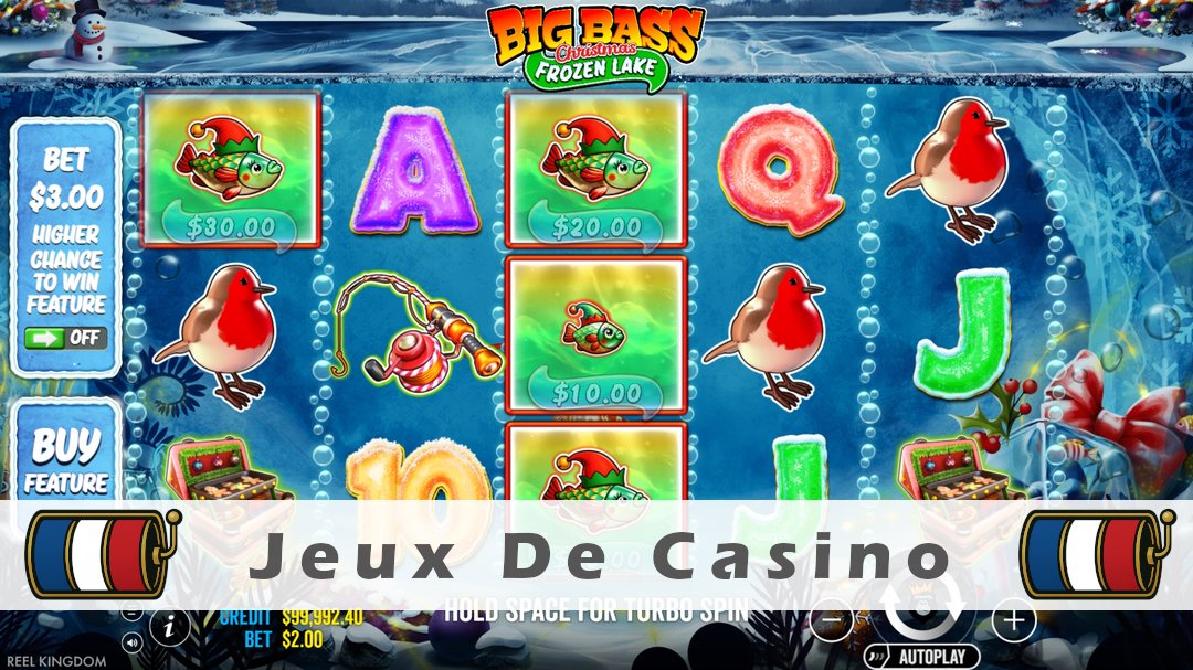 Démo de la machine à sous Big Bass Christmas Frozen Lake