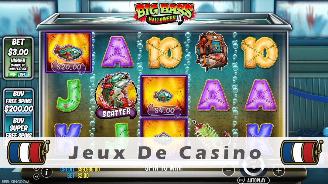 Démo de la machine à sous Big Bass Halloween 3