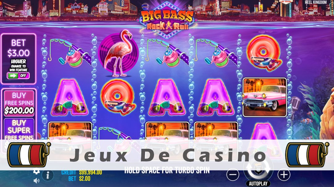 Démo de la machine à sous Big Bass Rock and Roll