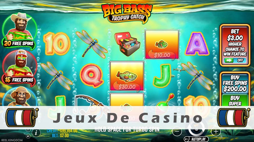 Démo de la machine à sous Big Bass Trophy Catch