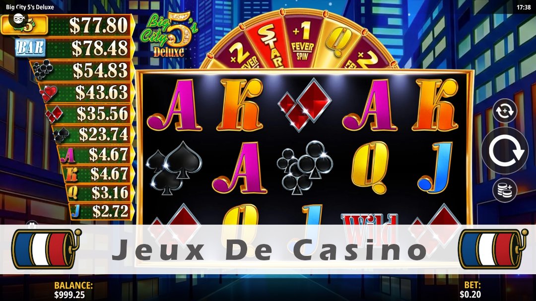 Démo de la machine à sous Big City 5s Deluxe