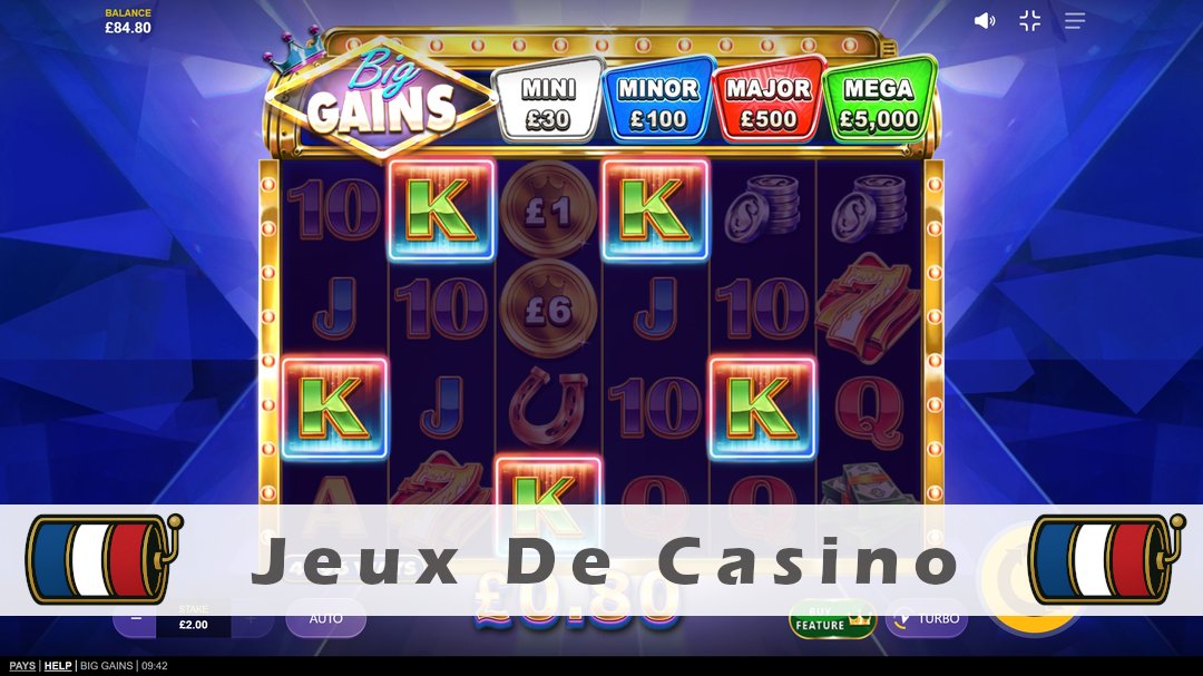Démo de la machine à sous Big Gains