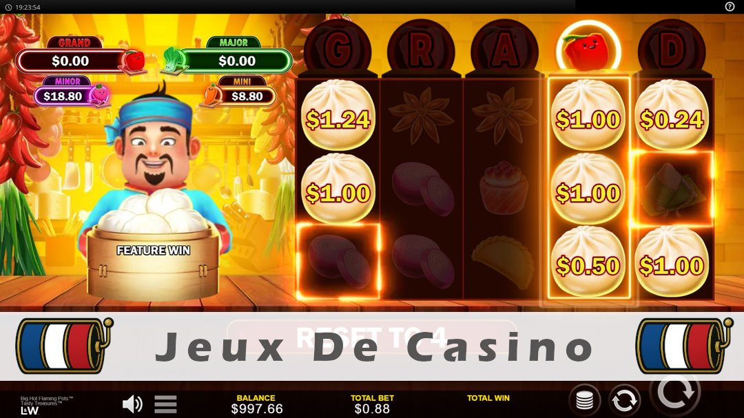 Démo de la machine à sous Big Hot Flaming Pots Tasty Treasures