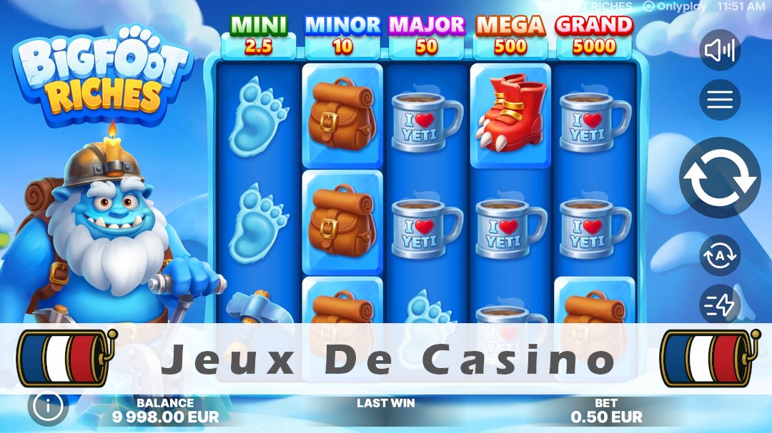 Démo de la machine à sous Bigfoot Riches
