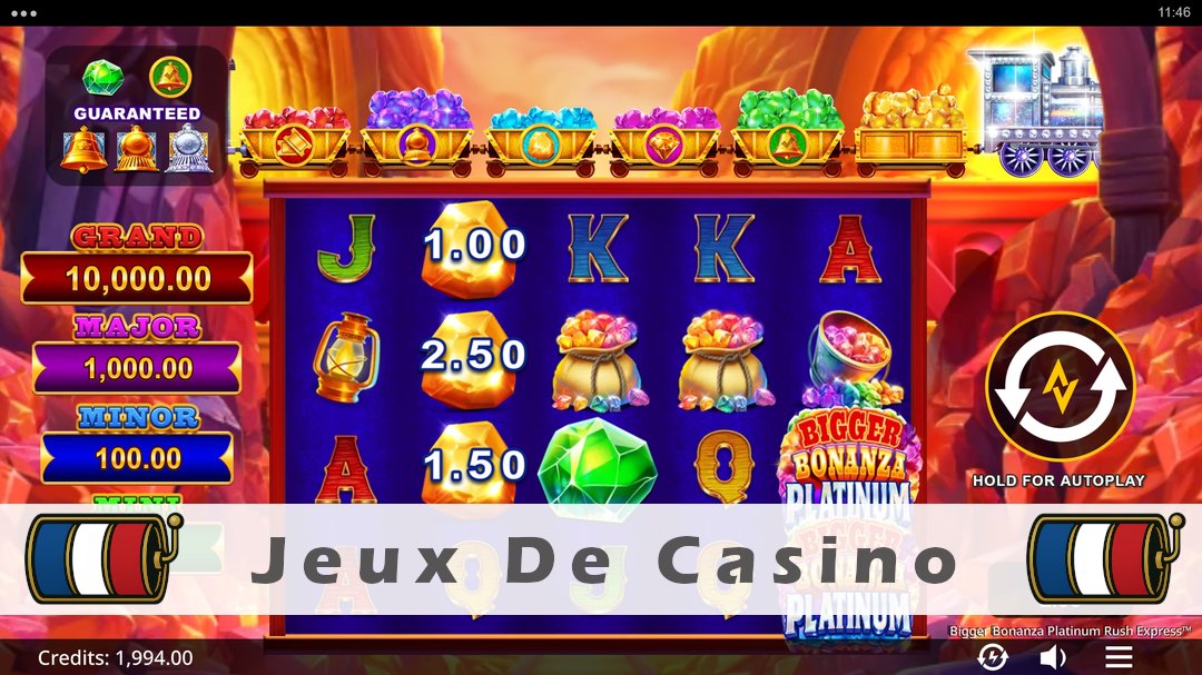 Démo de la machine à sous Bigger Bonanza Platinum Rush Express