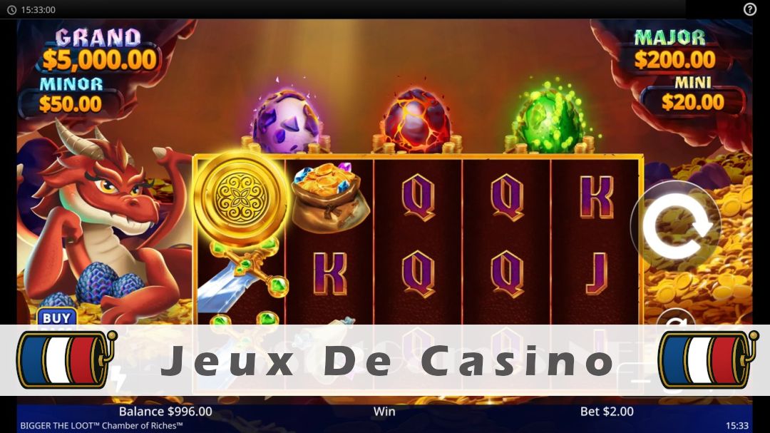 Démo de la machine à sous Bigger the Loot Chamber of Riches