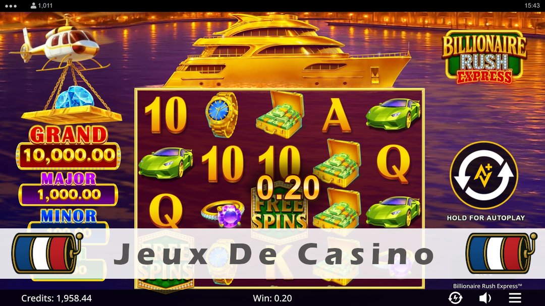 Démo de la machine à sous Billionaire Rush Express