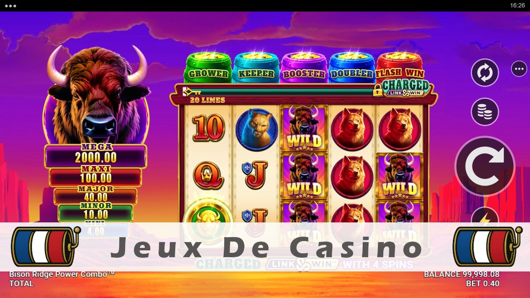 Démo de la machine à sous Bison Ridge Power Combo