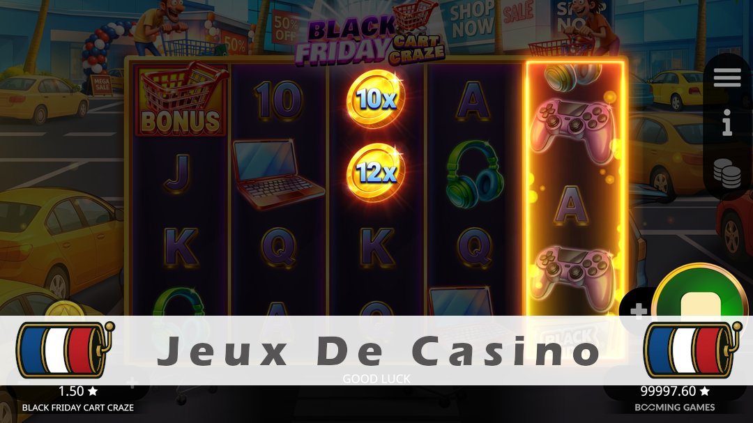 Démo de la machine à sous Black Friday Cart Craze