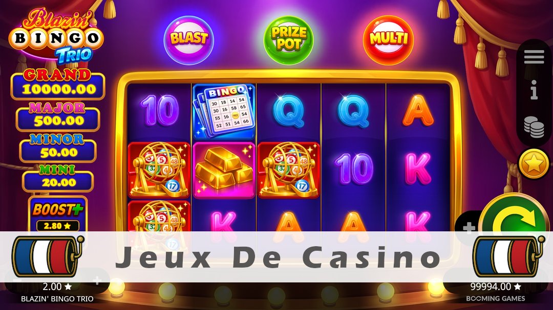 Démo de la machine à sous Blazin Bingo Trio
