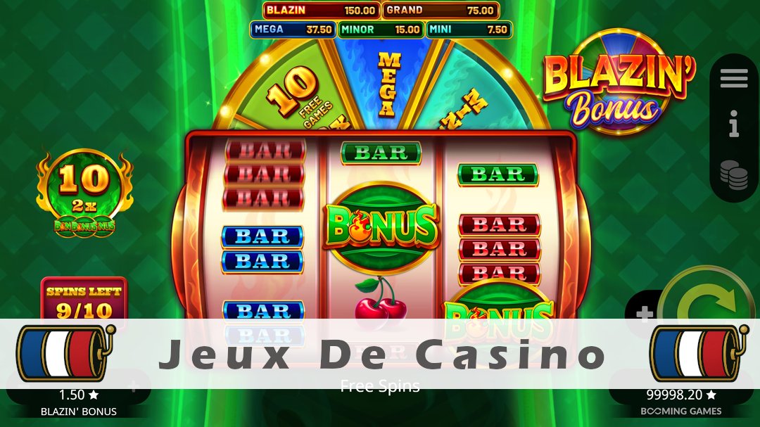 Démo de la machine à sous Blazin Bonus