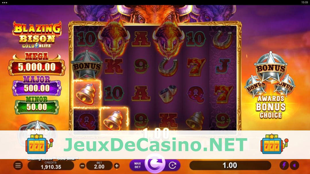 Démo de la machine à sous Blazing Bison Gold Blitz