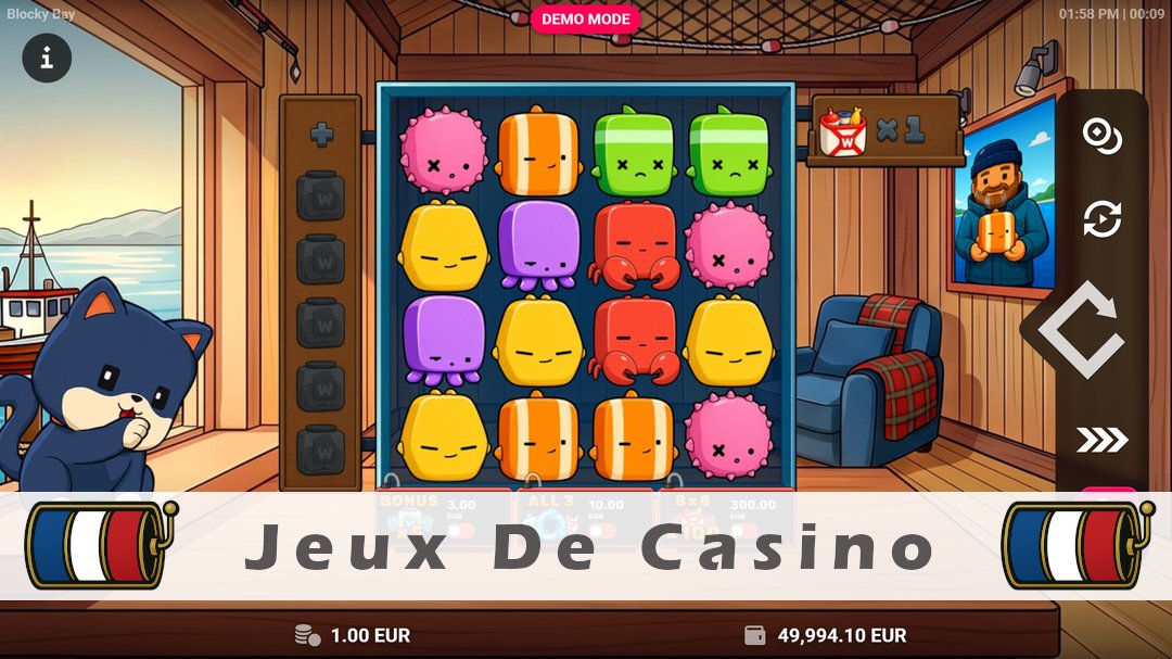 Démo de la machine à sous Blocky Bay