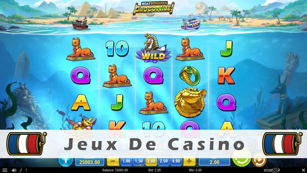 Démo de la machine à sous Boat Bonanza CrocoNile!