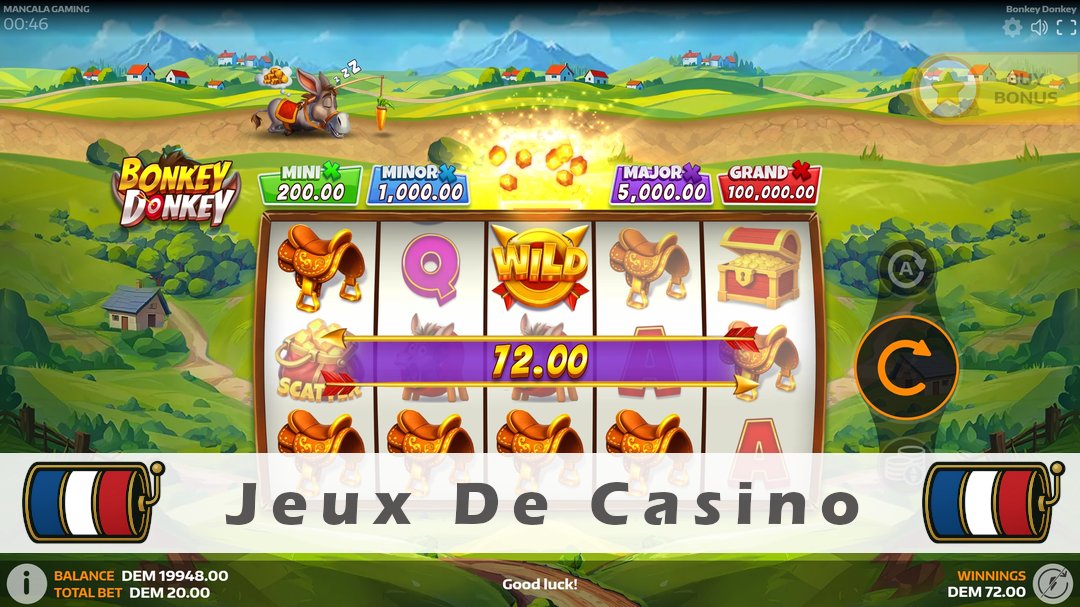 Démo de la machine à sous Bonkey Donkey