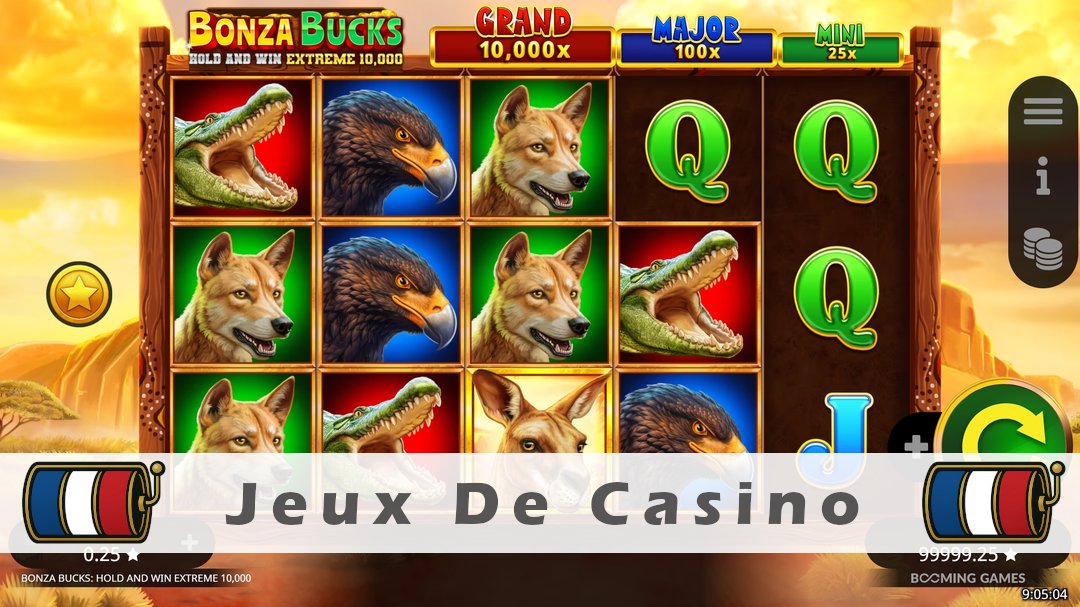 Démo de la machine à sous Bonza Bucks Hold and Win Extreme 10,000