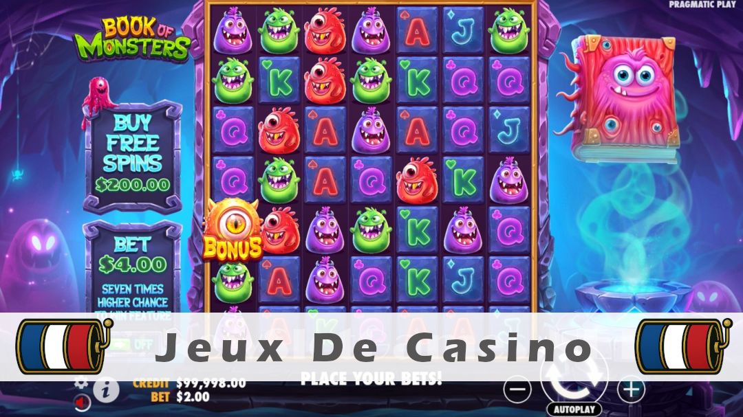 Démo de la machine à sous Book of Monsters