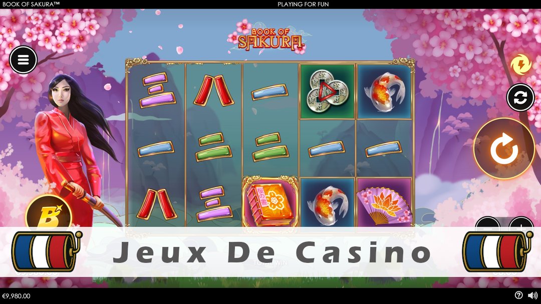 Démo de la machine à sous Book of Sakura