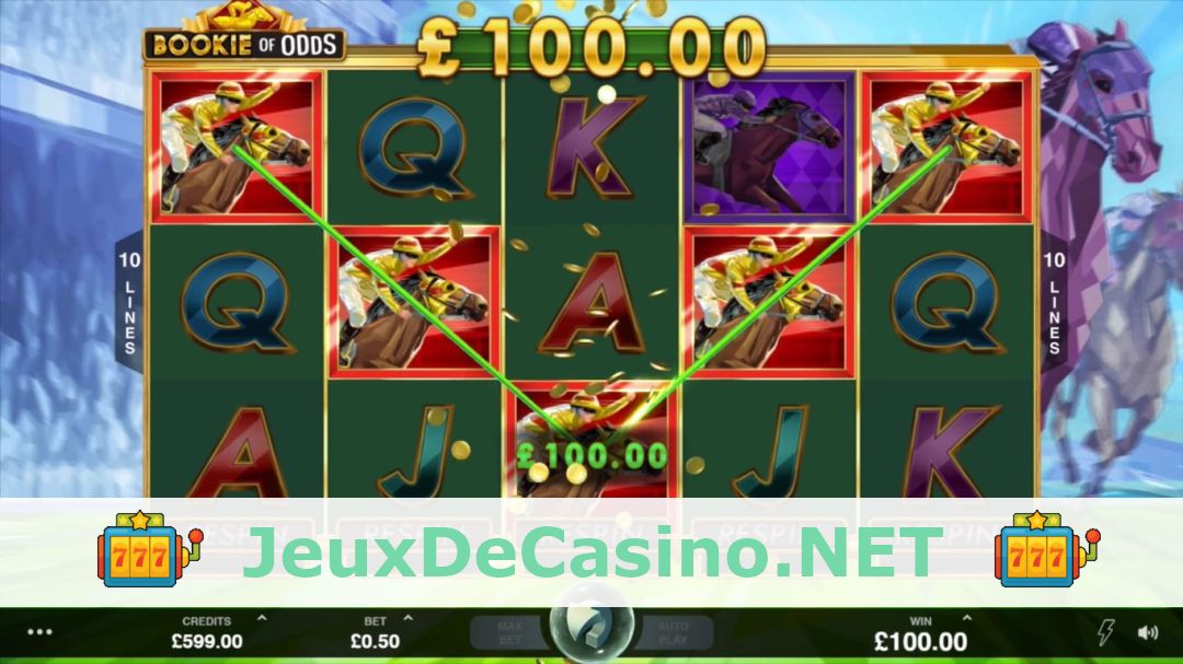 Démo de la machine à sous Bookie of Odds