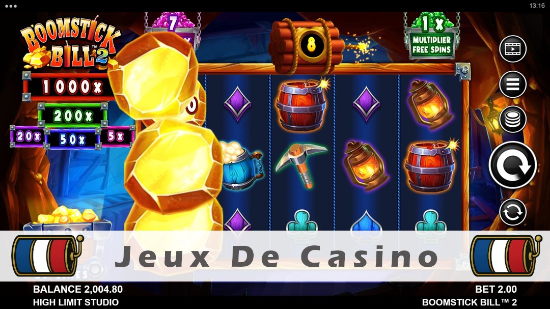 Démo de la machine à sous Boomstick Bill 2
